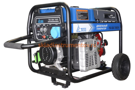 Дизельный генератор ТСС SDG 7000EH 010277