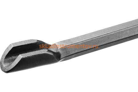 Зубило-штробер ЗУБР Профессионал (22х250 мм; полукруглое; SDS-Plus) 29366-22-250_z01