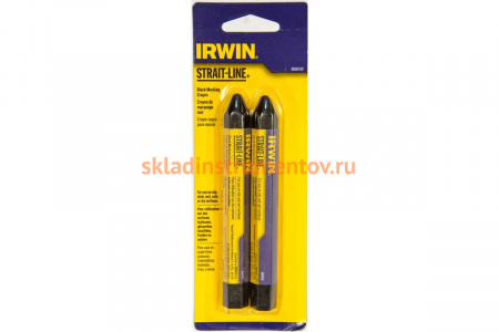 Разметочный карандаш-мелок (черный, 2шт.) Irwin 666042