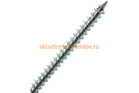 Универсальные шурупы для дерева, ДСП, ДВП, Зубр оцинкованные, PZ, 5,0x120мм, ТФ7, 8 штук 4-300377-50-120