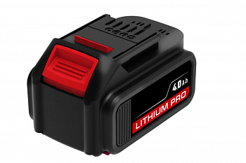 Аккумуляторная батарея ЗУБР Профессионал тип Т7, 18 В, Li-Ion PRO, 4.0 Ач, S-18-4 T7