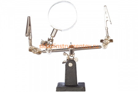 Зажим для пайки с лупой (50 мм) SANTOOL 080927-050