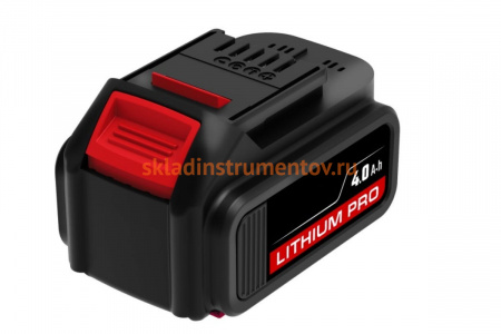 Аккумуляторная батарея ЗУБР Профессионал тип Т7, 18 В, Li-Ion PRO, 4.0 Ач, S-18-4 T7