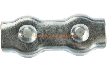Зажим троса двойной, оцинкованный (15 шт; 8 мм; ТФ5) Зубр 4-304445-08 Зажим троса двойной, оцинкованный (15 шт; 8 мм; ТФ5) Зубр 4-304445-08