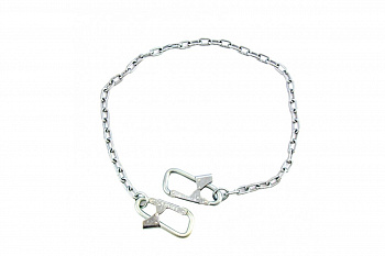 Страховочный строп Сибртех модель Г, цепной с двумя карабинами 89508