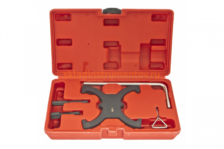 Набор фиксаторов для обслуживания двигателей FORD, 5 предметов, в кейсе ЭВРИКА ER-86928