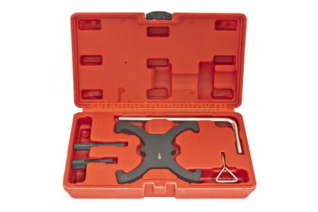 Набор фиксаторов для обслуживания двигателей FORD, 5 предметов, в кейсе ЭВРИКА ER-86928