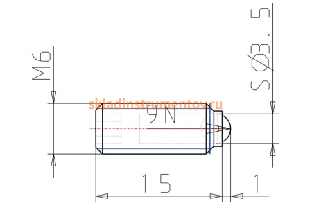 Пружинный фиксатор KIPP 25шт K0315.06