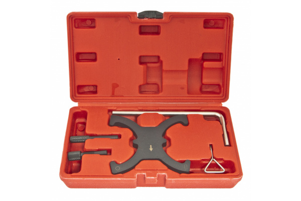 Набор фиксаторов для обслуживания двигателей FORD, 5 предметов, в кейсе ЭВРИКА ER-86928