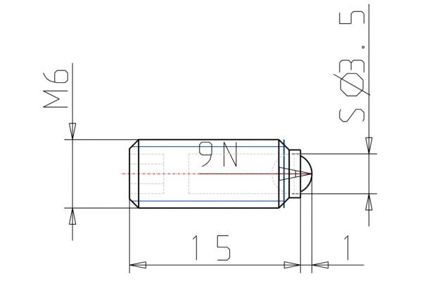 Пружинный фиксатор KIPP 25шт K0315.06