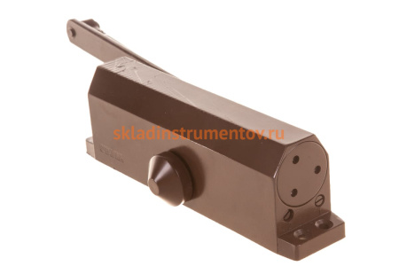 Дверной доводчик для дверей массой до 100 кг STAYER цвет коричневый 37917-100