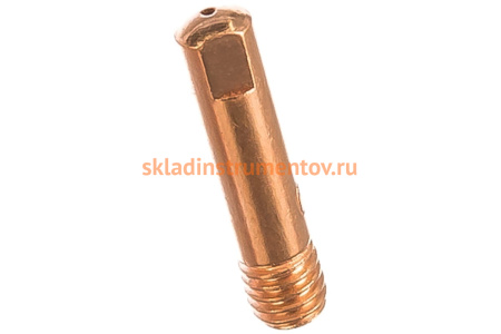 Наконечник прямой VARTEG (М6; 25 мм; 0.8 мм; E-Cu) Foxweld 6086