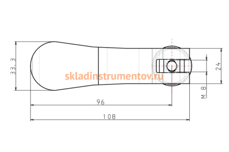 Эксцентриковая рукоятка KIPP K0005.2501108