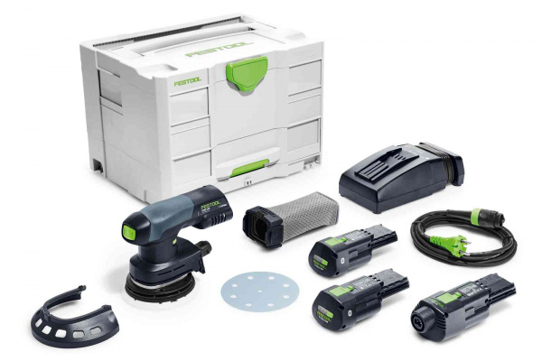Аккумуляторная эксцентриковая шлифмашина FESTOOL ETSC 125 Li 3,1 I-Set 575712