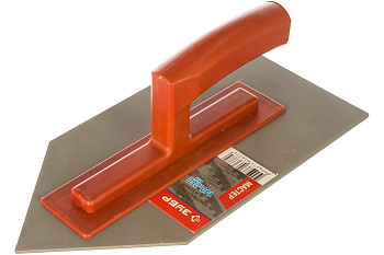 Пластмассовая гладилка с уголком Зубр 130x280мм 08145