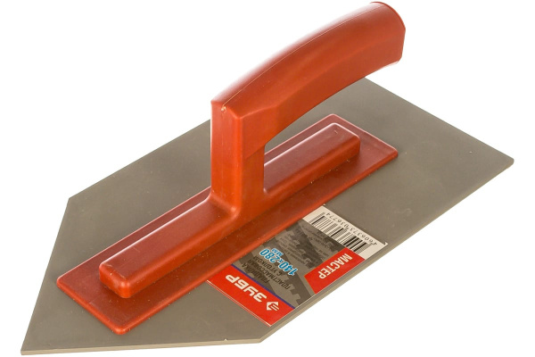 Пластмассовая гладилка с уголком Зубр 130x280мм 08145