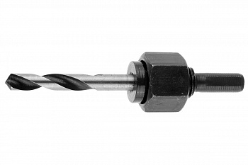 Державка с центрирующим сверлом для коронок по дереву 19-30 мм Зубр 29557_z01