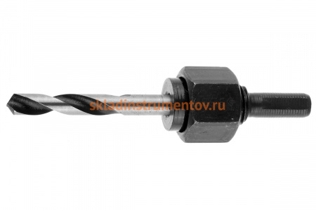 Державка с центрирующим сверлом для коронок по дереву 19-30 мм Зубр 29557_z01