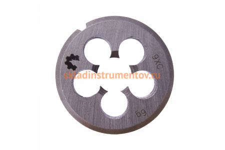 Метрическая плашка WOLFSTAR М18х1,25 9ХС Гост 9740 dr18125