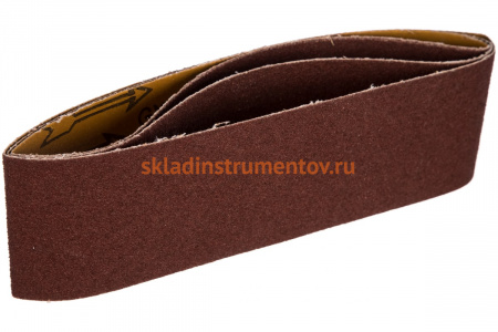 Лента шлифовальная (3 шт; 75х533 мм; P60) ПРАКТИКА 031-433
