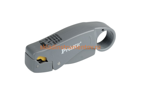 Вращающийся универсальный нож для зачистки коаксиальных кабелей ProsKit 6PK-322 С00035843