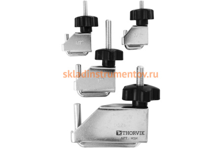 Металлические зажимы для шлангов Thorvik в наборе, 4 предмета HCS4 53249