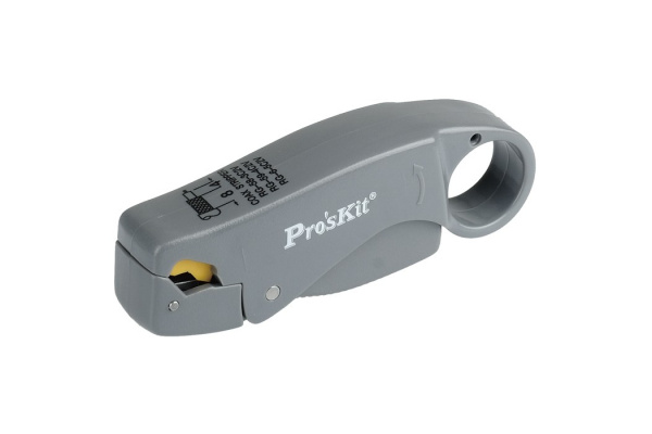 Вращающийся универсальный нож для зачистки коаксиальных кабелей ProsKit 6PK-322 С00035843