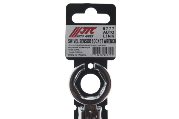 Ключ для датчика кислорода лямбда-зонд с подвижной головкой JTC 6777