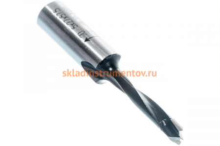 Сверло HW (5x27x57.5 мм; Z 2+2; S 10x27 мм; RH) для присадочного станка CMT 310.050.11