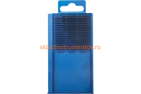 Набор сверл по металлу ПРОФЕССИОНАЛ (20 шт; Р6М5; 0.33-1.0 мм) Зубр 29625-H20-P