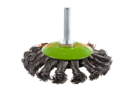 Щетка крученая конусная 75 мм для дрели Дело Техники 272275
