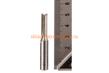 Фреза пазовая прямая (6x19 мм; хвостовик 8 мм) по ДСП Энкор 28007