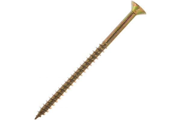 Универсальные шурупы для дерева, ДСП, ДВП Зубр желтопассивированные, PZ, 6,0x90мм, ТФ1, 70 штук 4-300391-60-090