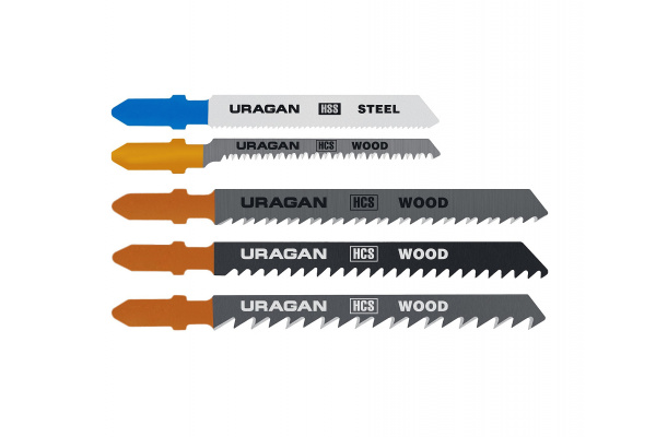 Набор полотен T101B, T101AO, T111C, T144D, T118A по дереву и металлу 5 шт Uragan 159488-5_z02