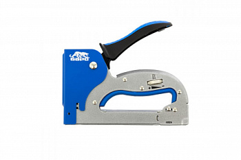 Металлический степлер БАРС регулировка удара, двухкомпонентная рукоятка 40003