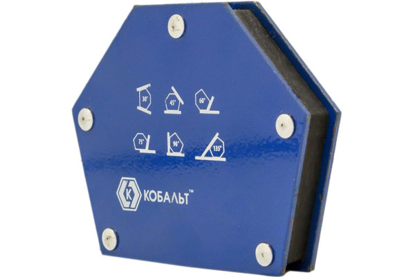 Угольник магнитный многопозиционный (95х48 мм; 6 углов; до 11 кг) КОБАЛЬТ 790-069