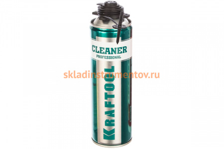 Очиститель монтажной пены KRAFTFLEX CLEANER (500 мл) Kraftool 41189_z01