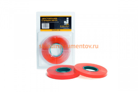 Пеноакриловая двусторонняя лента для постоянной фиксации Jeta PRO 6 мм х 5 м D8410 58284106