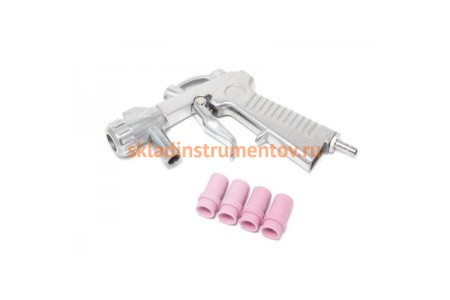 Пистолет пескоструйный для малых камер с форсунками 4 шт. AE&T T063M