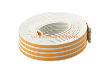Уплотнитель СИБРТЕХ 24 м, профиль E,белый Р 93922