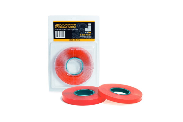 Пеноакриловая двусторонняя лента для постоянной фиксации Jeta PRO 6 мм х 5 м D8410 58284106