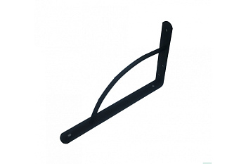 Выпуклый кронштейн для полок MFK-TORG 295х195мм черный SB-28 К-28-295х195