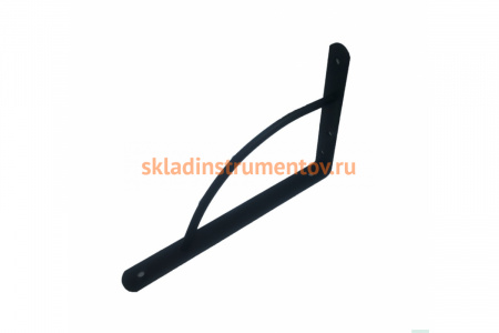 Выпуклый кронштейн для полок MFK-TORG 120х160мм черный SB-28 К-28-120х160