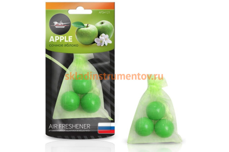 Ароматизатор Airline Шарики в мешочке, сочное яблоко AFSH121
