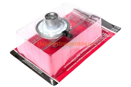 Доворотная шкала 3/4" 360град, длина 100мм, деление 5град. JTC-4740