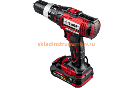 Ударная дрель-шуруповер ЗУБР ДШУ-185-22