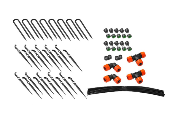 Расширительный комплект для системы капельного полива от водопровода Grinda 20 растений 425271