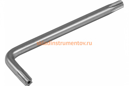 Торцевой ключ Thorvik TTKS20 T-TORX короткий с центрированным штифтом, T20H 53143
