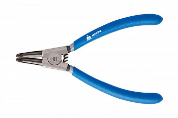 Съемник для стопорных колец МАСТАК 170 мм загнутые губки разжатие 033-30170H