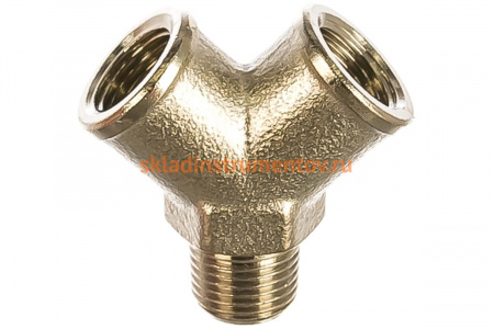 Переходник Y-образный 1260/1 245/1 Y-MFF 1/8" GAV 28172